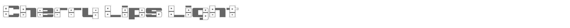Cherry Lips CherryLipsLight.ttf font preview