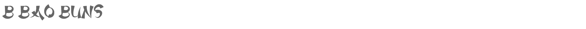 b Bao Buns bBaoBuns.ttf font preview