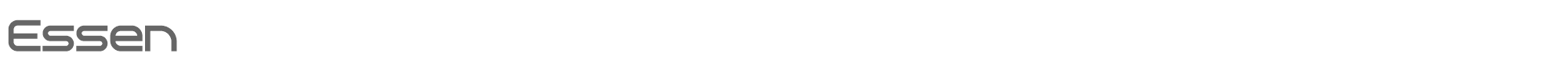 Sample characters Essen Font