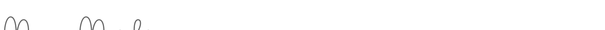 Sample characters Mommy Monoline Font