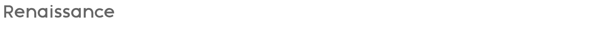 Sample characters Renaissance Font