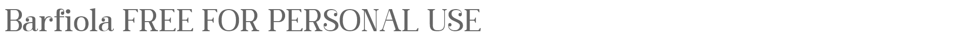 Barfiola Barfiola.ttf font preview