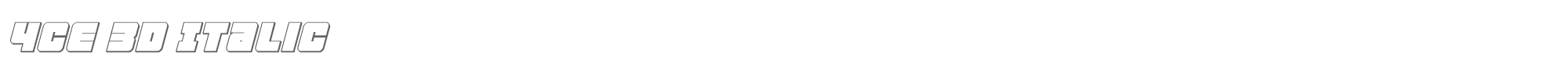 4ce 4ce3dital.ttf font preview