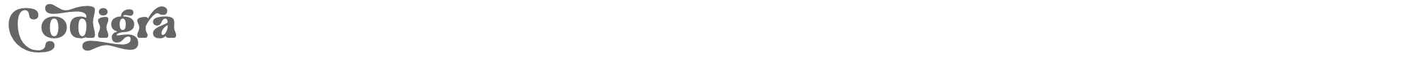 Sample characters Codigra Font