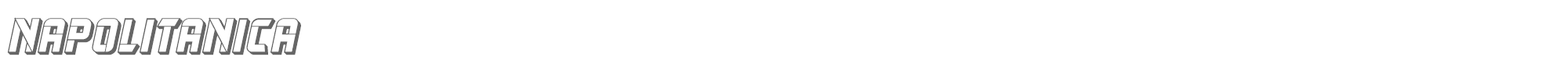Sample characters Napolitanica Font