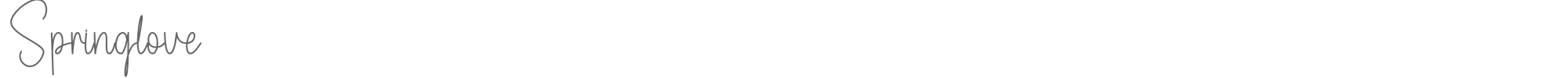Spring Love Display Springlove.otf font preview