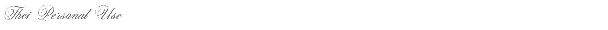 Sample characters Thei Font