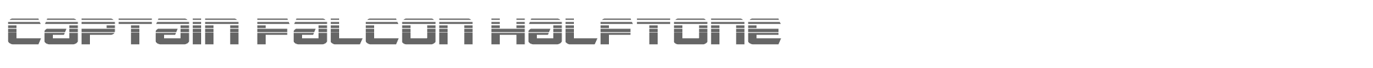 Captain Falcon captainfalconhalf.ttf font preview