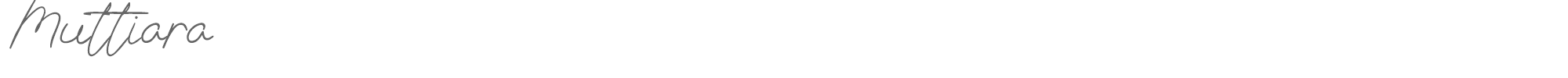 Sample characters Muttiara Font