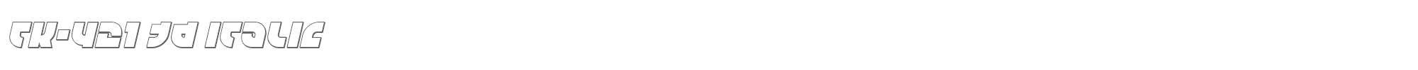 TK-421 tk4213dital.ttf font preview