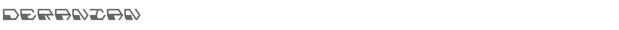 Deranian deranian.ttf font preview