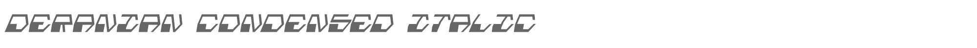 Deranian deranianci.ttf font preview
