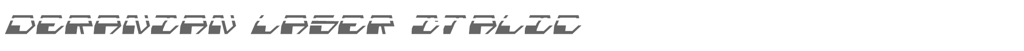 Deranian deranianlai.ttf font preview