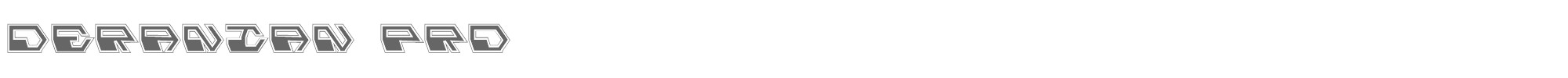 Deranian deranianp.ttf font preview