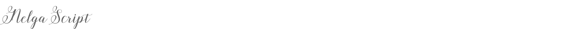Nelga Script Nelga.otf font preview