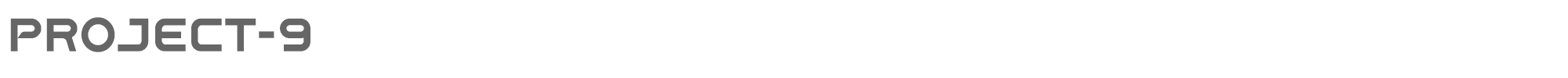 Sample characters Project 9 Font