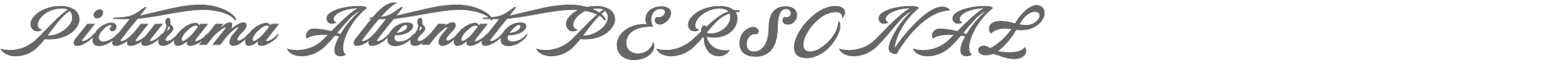 Picturama Founder PicturamaAlternate_PERSONAL_USE_ONLY.otf font preview