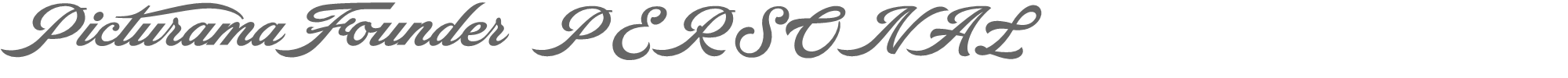 Picturama Founder PicturamaFounder_PERSONAL_USE_ONLY.otf font preview