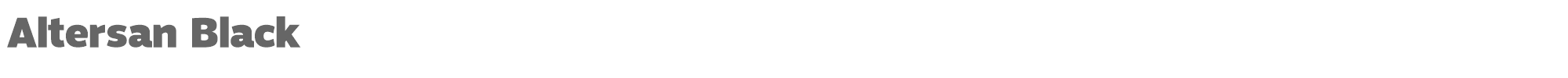 Altersan AltersanTrial-Black.ttf font preview