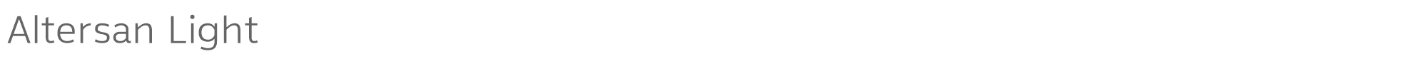 Altersan AltersanTrial-Light.ttf font preview