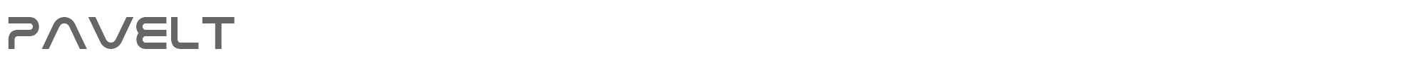 Sample characters Pavelt Font