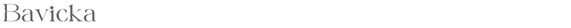 Sample characters Bavicka Font
