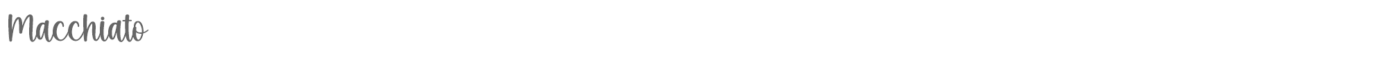 Caramel Macchiato.otf font preview