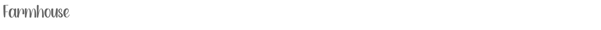 Farmhouse Farmhouse.otf font preview