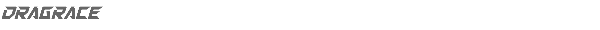 Sample characters Dragrace Font