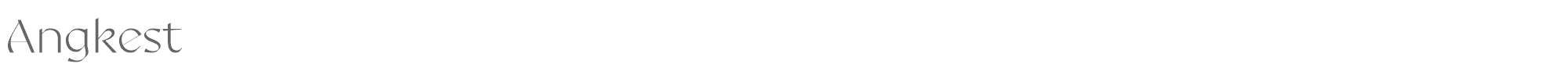 Sample characters Angkest Font
