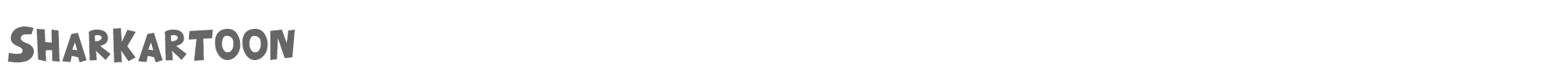 Sample characters Sharkartoon Font