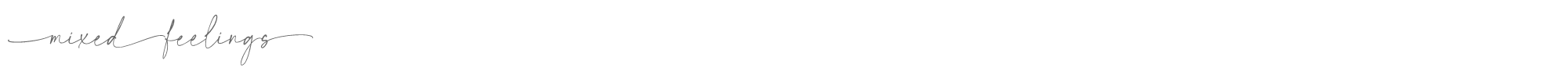 Mixed Feelings mixedfeelings.ttf font preview