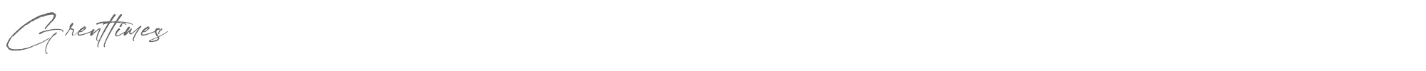 Sample characters Grenttimes Font