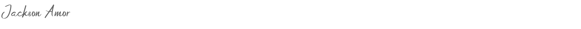 Sample characters Jackson Amor Font
