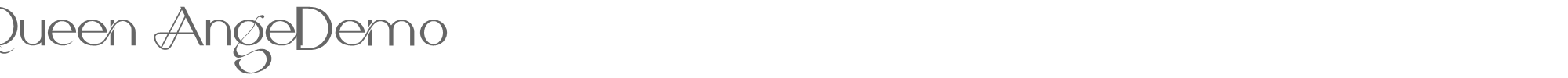 Sample characters Queen Angel Font
