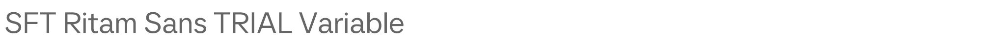 SFT Ritam Sans SFT-Ritam-Sans-TRIAL-Variable-Rm-Obl.ttf font preview