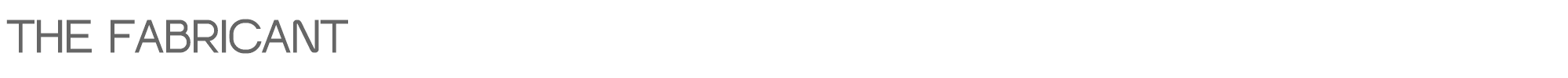 Sample characters The Fabricant Font