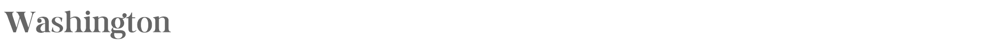 Sample characters Washington Font