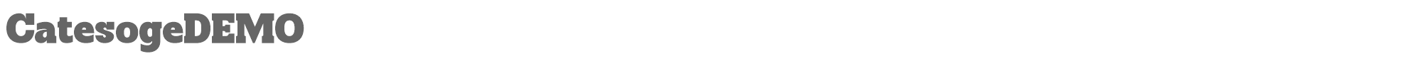 Sample characters Catesoge Font