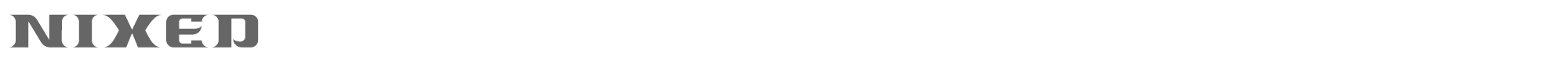 Nixed NIXED.otf font preview