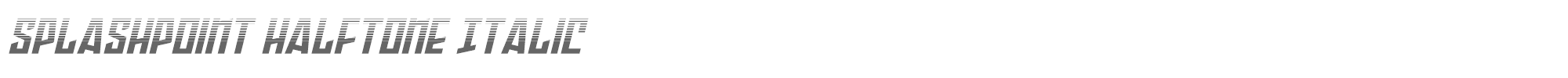 Splashpoint splashpoinhalftital.otf font preview