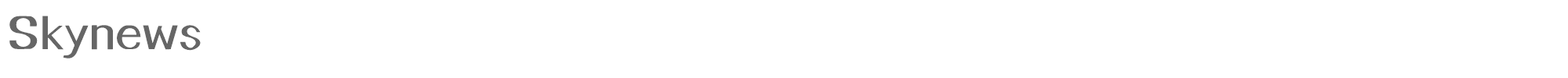 Sample characters Skynews Font