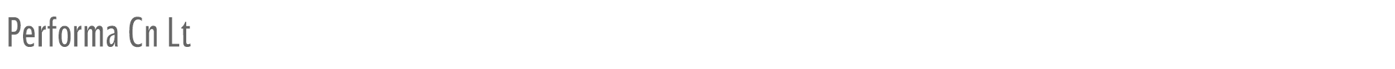 Performa Performa-Cn-Lt.ttf font preview