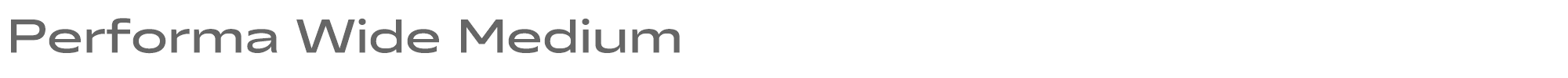 Performa Performa-Wide-Medium.ttf font preview