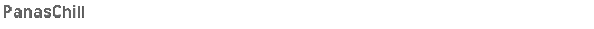 Sample characters Panas Chill Font