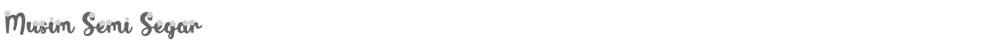 Musim Semi Segar MusimSemiSegar.otf font preview