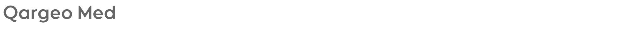 Qargeo Qargeo-Medium.otf font preview
