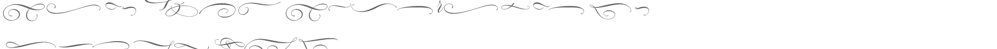 Sample characters Daisybud Script Font