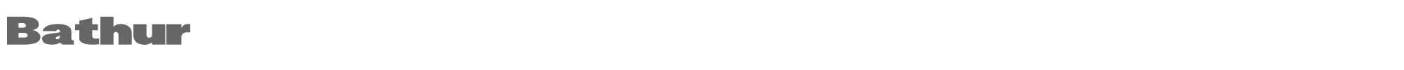 Sample characters Bathur Font