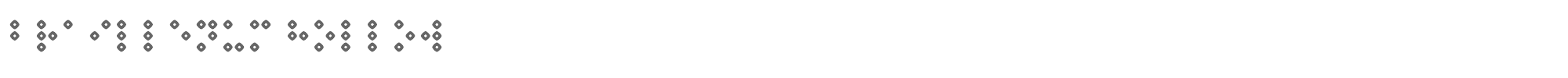 Braillenum BraillenumHollow.ttf font preview